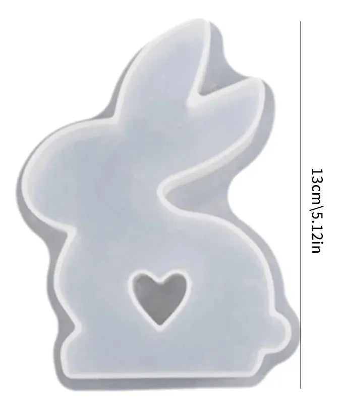 Molde para velas conejo 4