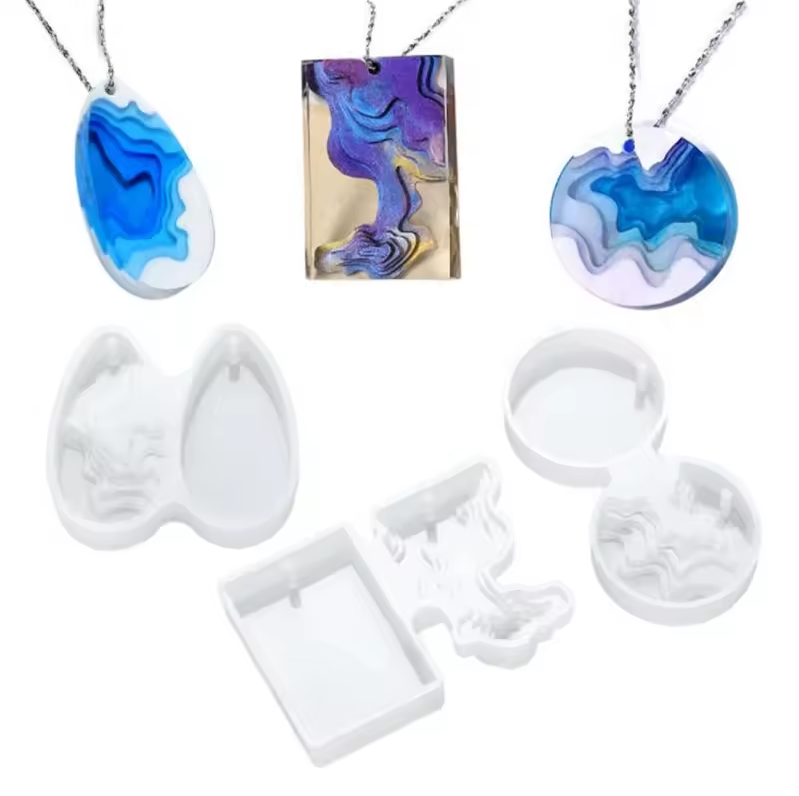 Molde 3 figuras con relieve