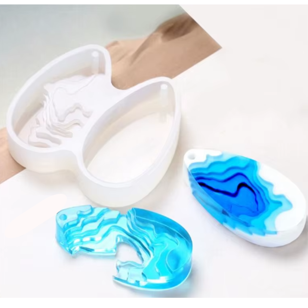 Molde 3 figuras con relieve