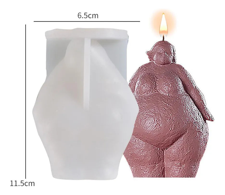 Molde Velas Cuerpo Humano