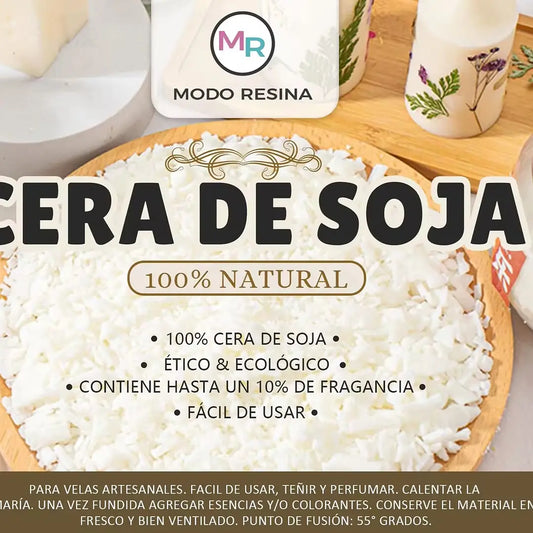 Cera de Soya para velas 2,5 kilos