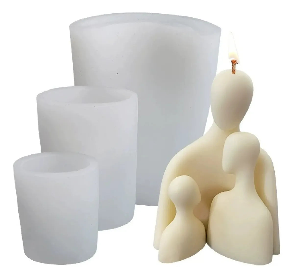 Molde 3d set familia