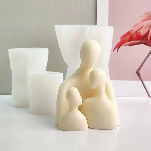 Molde 3d set familia