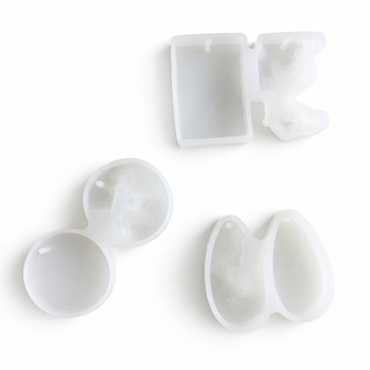 Molde 3 figuras con relieve