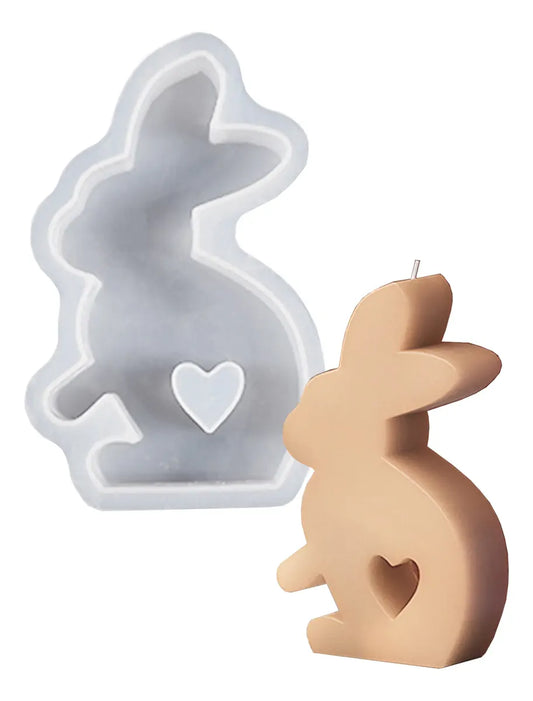 Molde para velas conejo 3