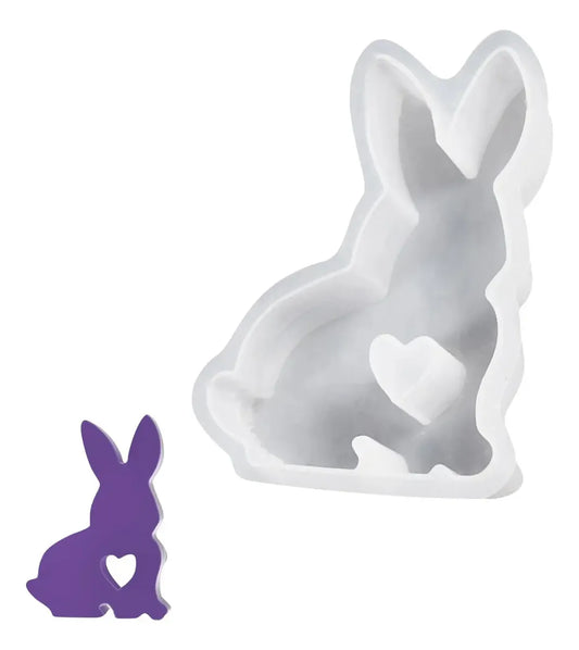 Molde para velas conejo 5