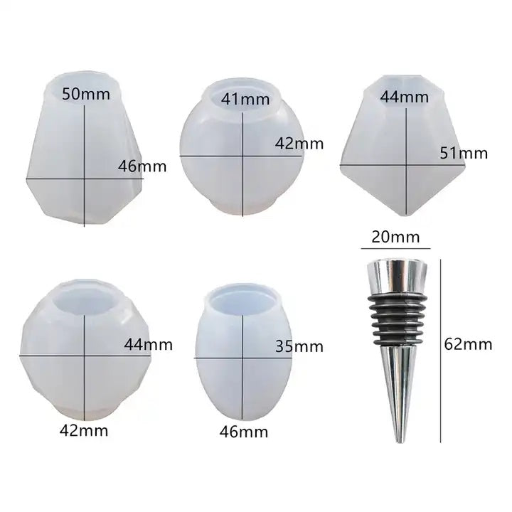 Set de moldes Tappa de vino con metales