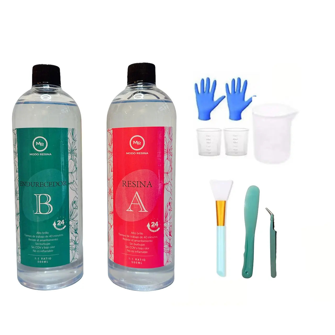 Kit Resina Epoxi 1:1  1000ml